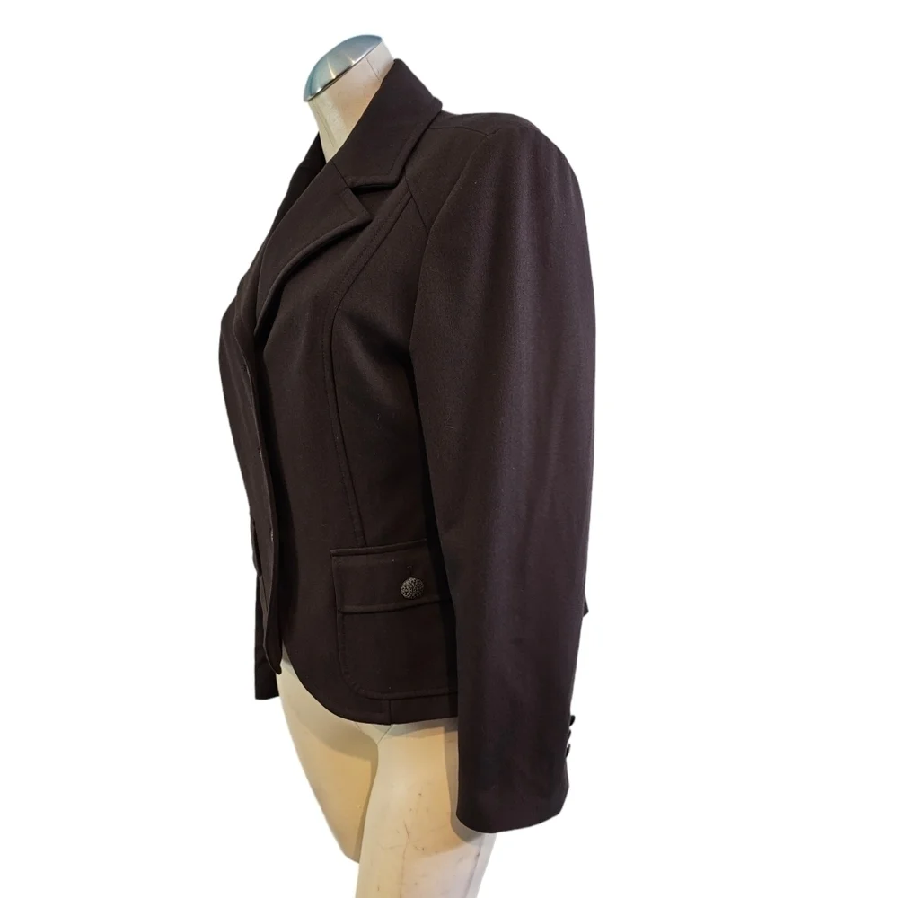 Ana Sousa Size 12 Brown Blazer